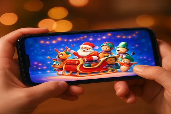 একজন ব্যবহারকারী স্মার্টফোনে স্বাচ্ছন্দ্যে অনলাইন গেমিং উপভোগ করছেন